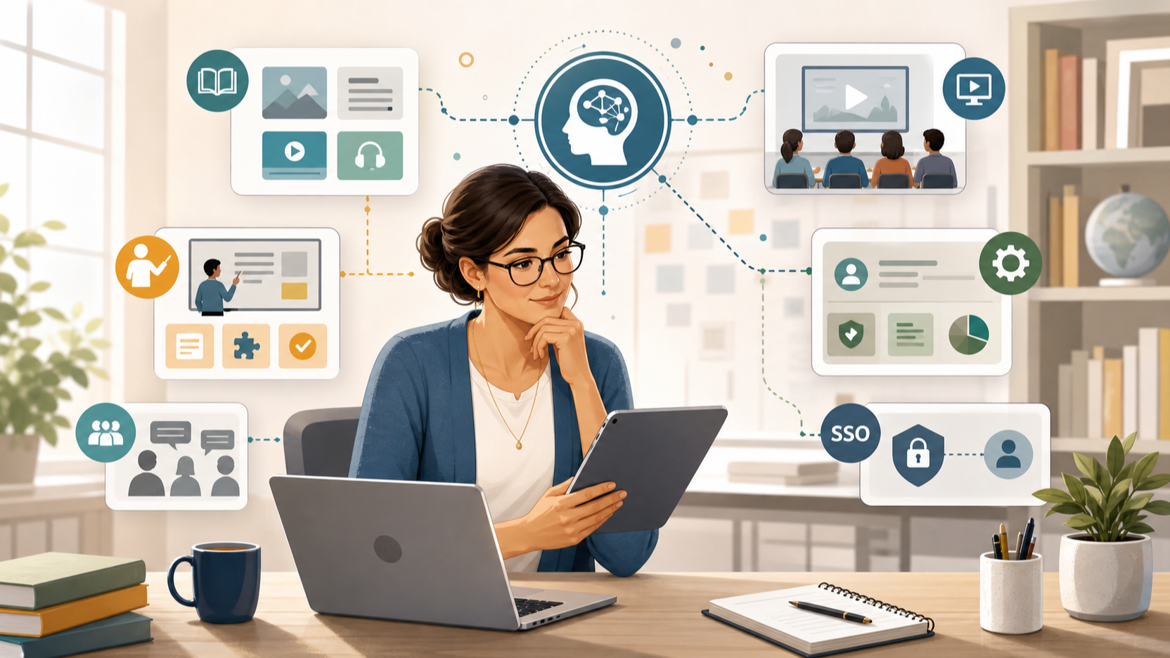 Editorial illustration for BrainPOP Review: Strengths, Limits and Alternatives