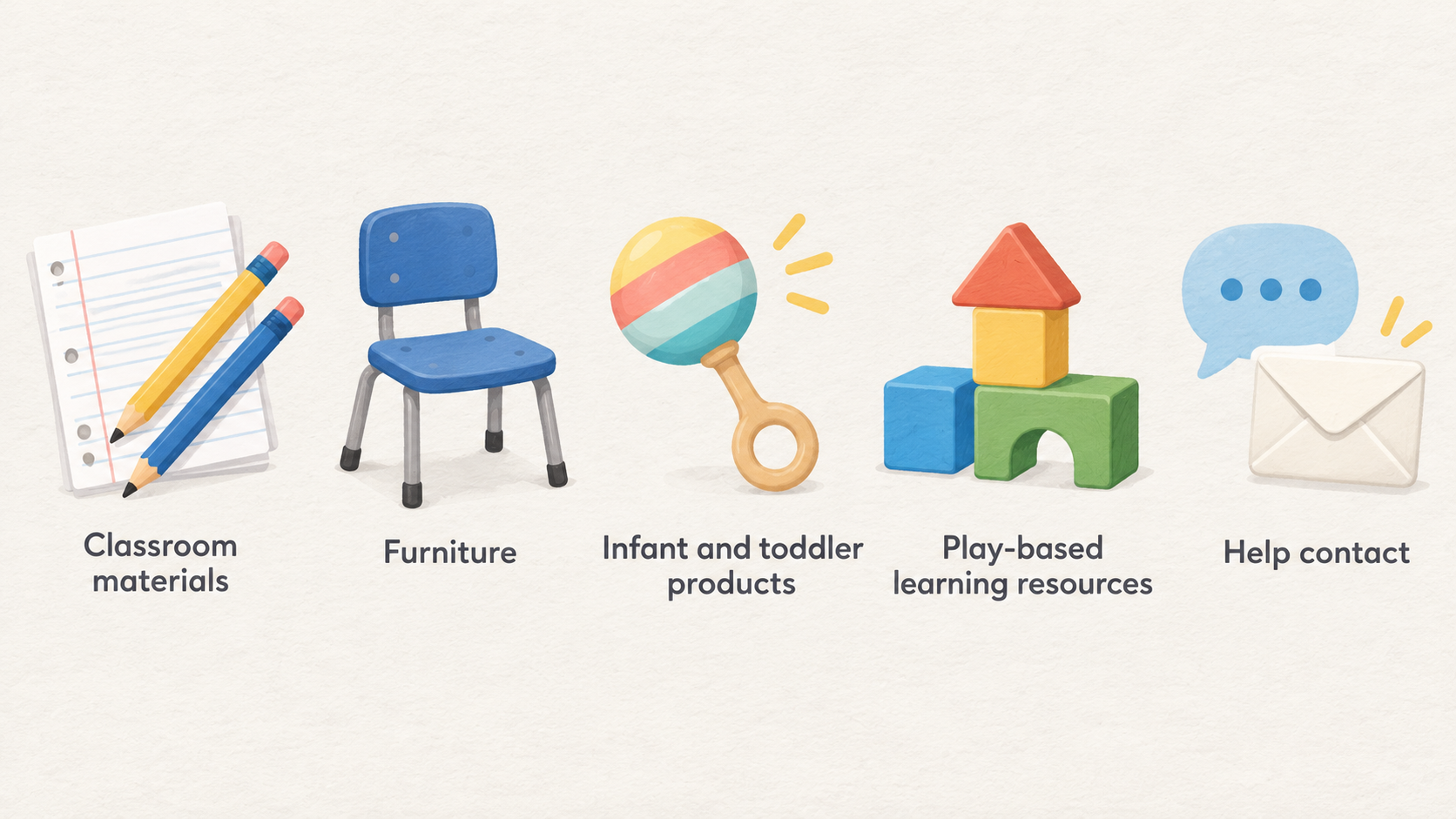 Show the education-focused breadth of the catalogue described in the article.